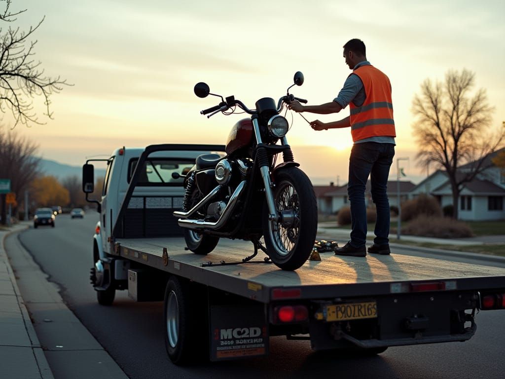 Motorcycle Towing in Parker img