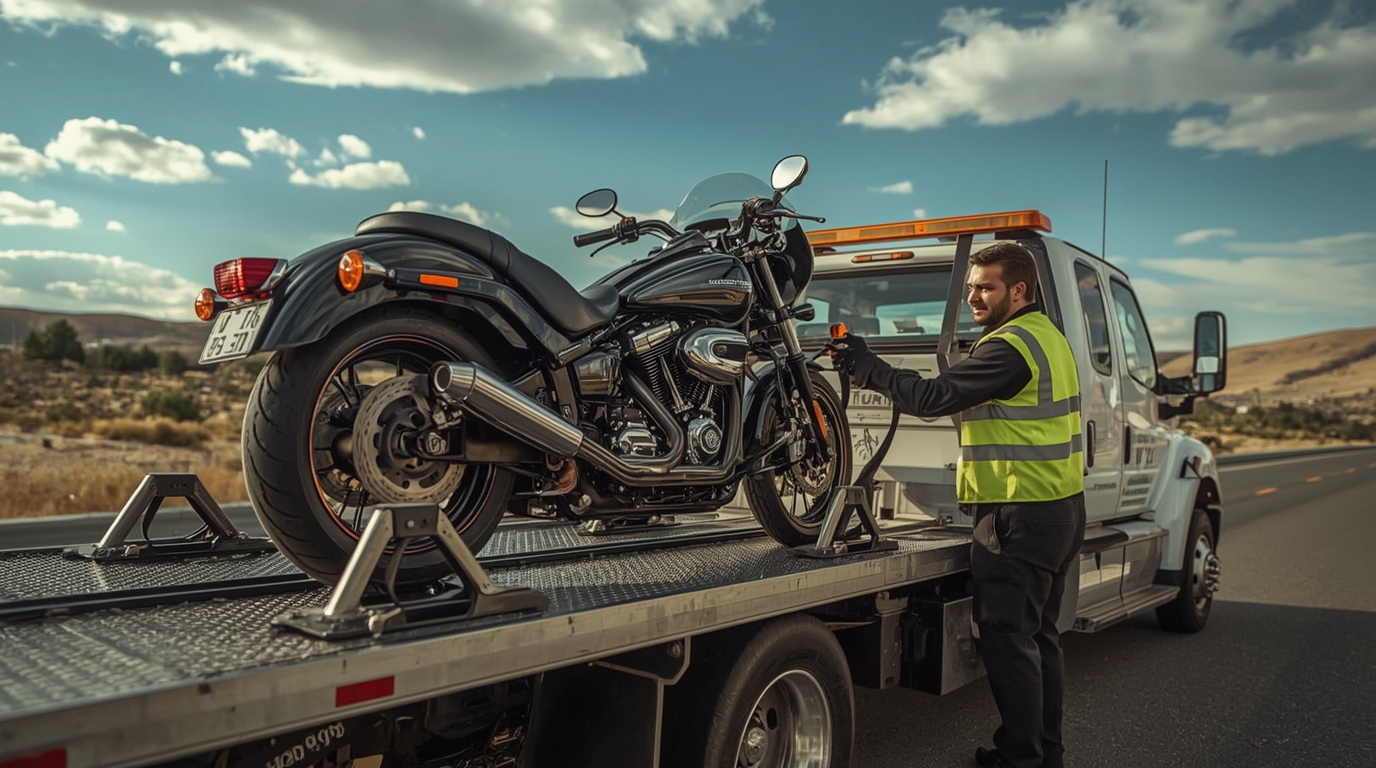 Motorcycle Towing Requires Specialized Equipment