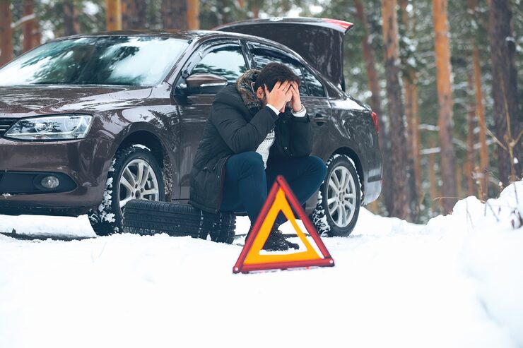 Winter Car Breakdown